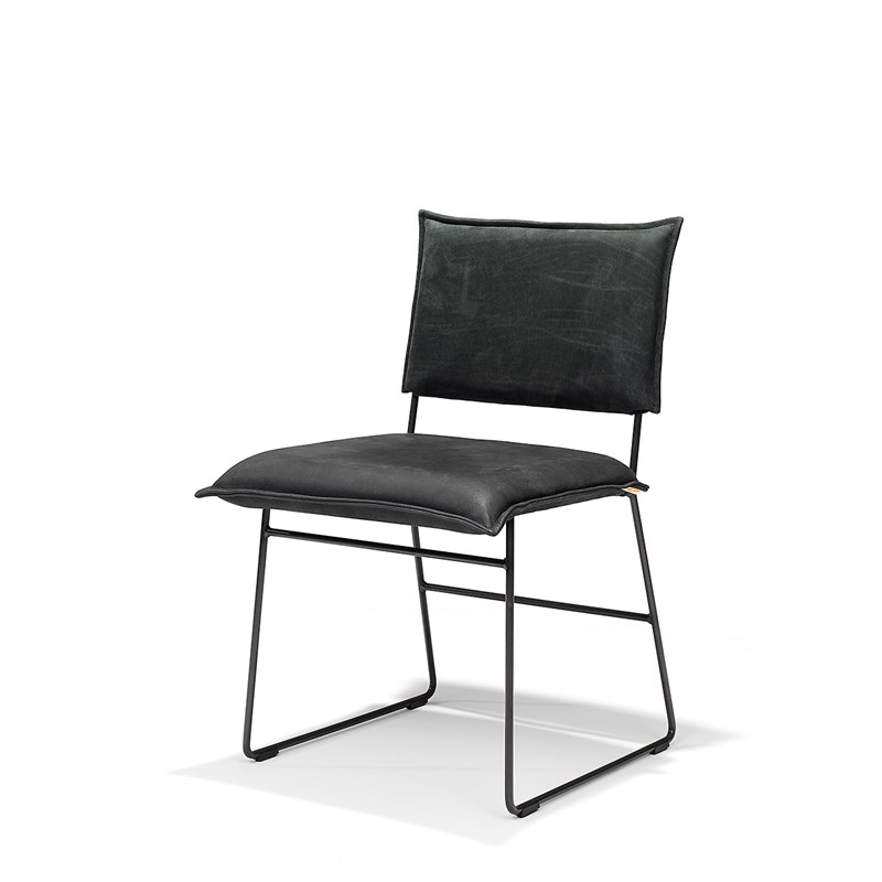 Norman Chair Without Arm Aurula Black Pers LR