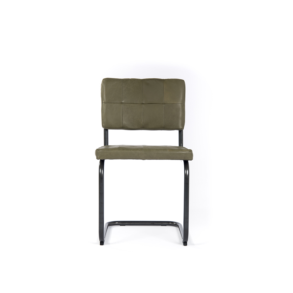 Nelson Diningchair Without Arm Royal Olive Front